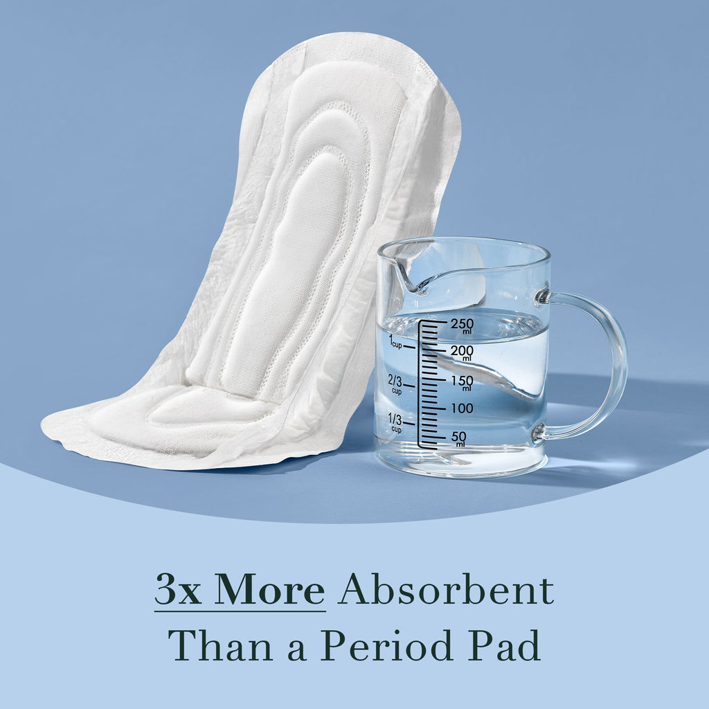 Moderate Organic Cotton Cover Incontinence Pads - Original Collection 5V