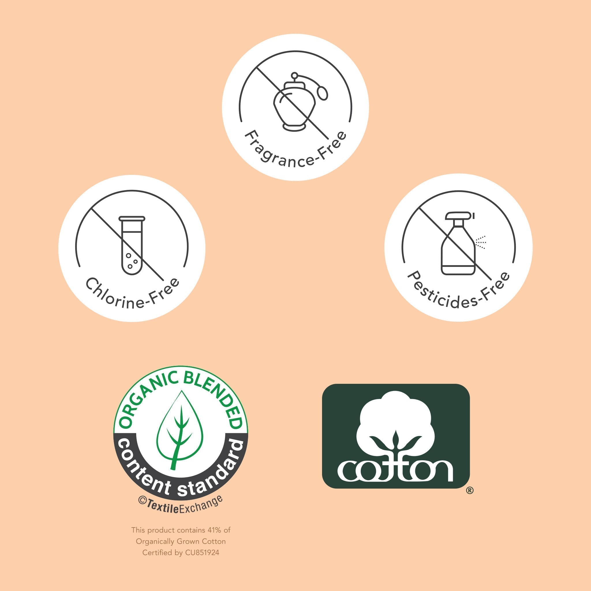 Reusable Cloth Panty Liners Made With Organic Cotton - Original Collection xi