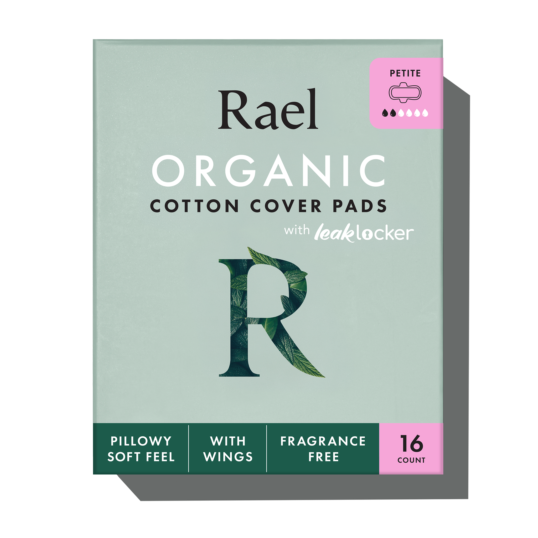 Petite Organic Cotton Cover Pads With Wings - Original Collection vM