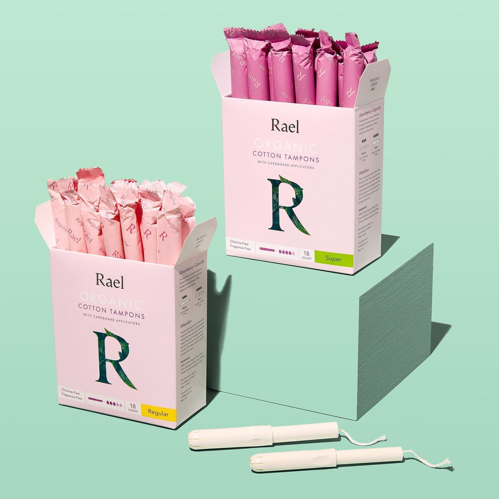 Regular Cardboard Applicator Tampons Made With Organic Cotton - Original Collection cW