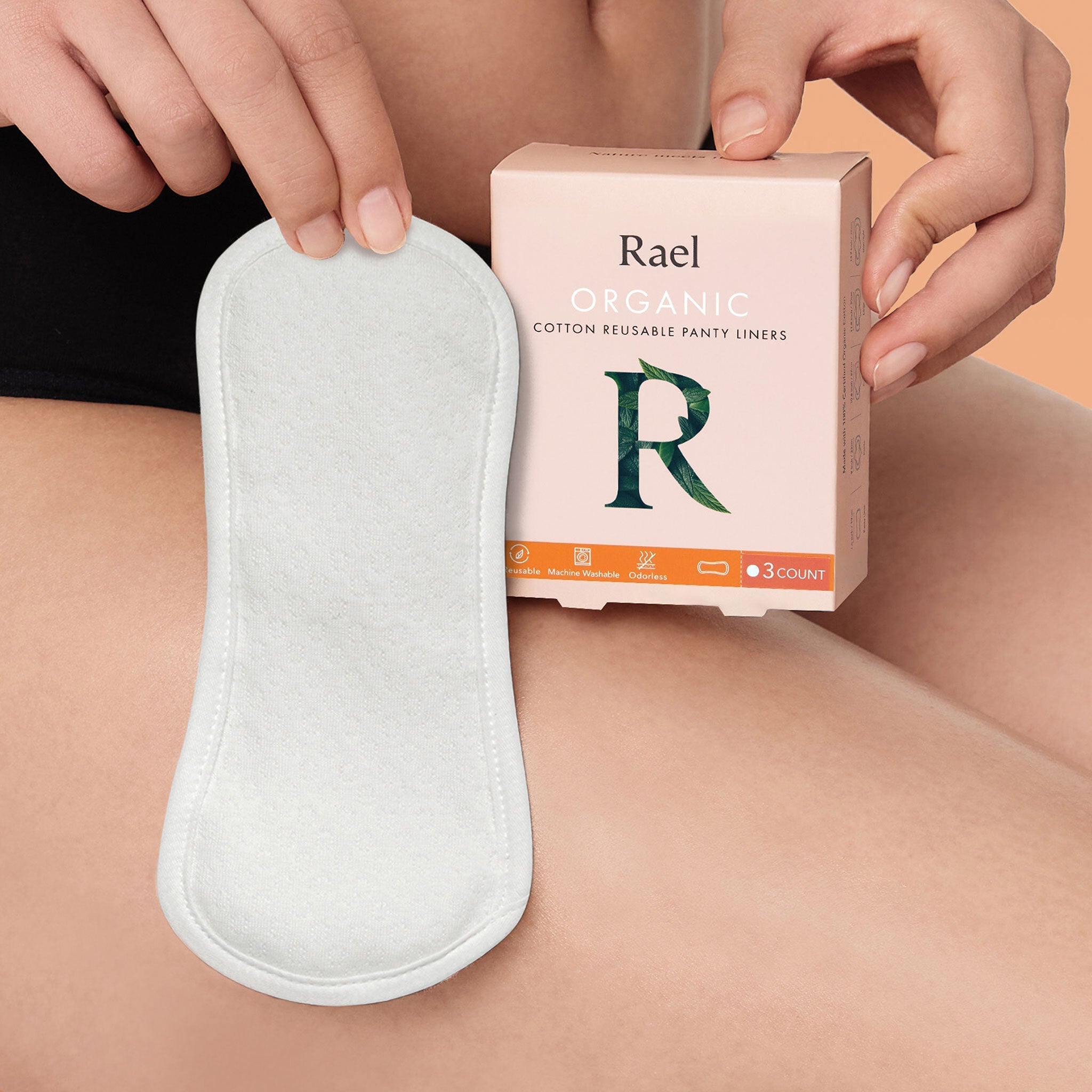 Reusable Cloth Panty Liners Made With Organic Cotton - Original Collection xi