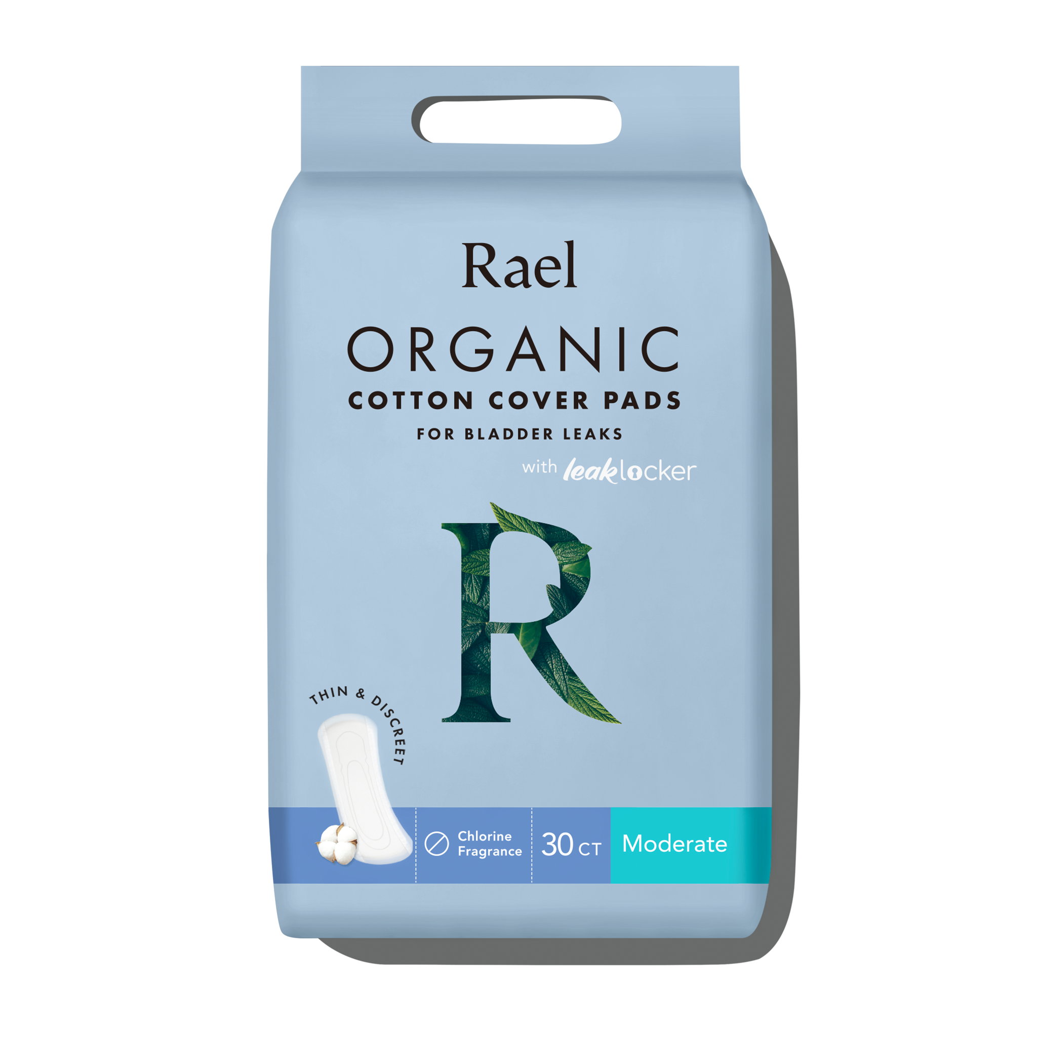 Moderate Organic Cotton Cover Incontinence Pads - Original Collection 5V