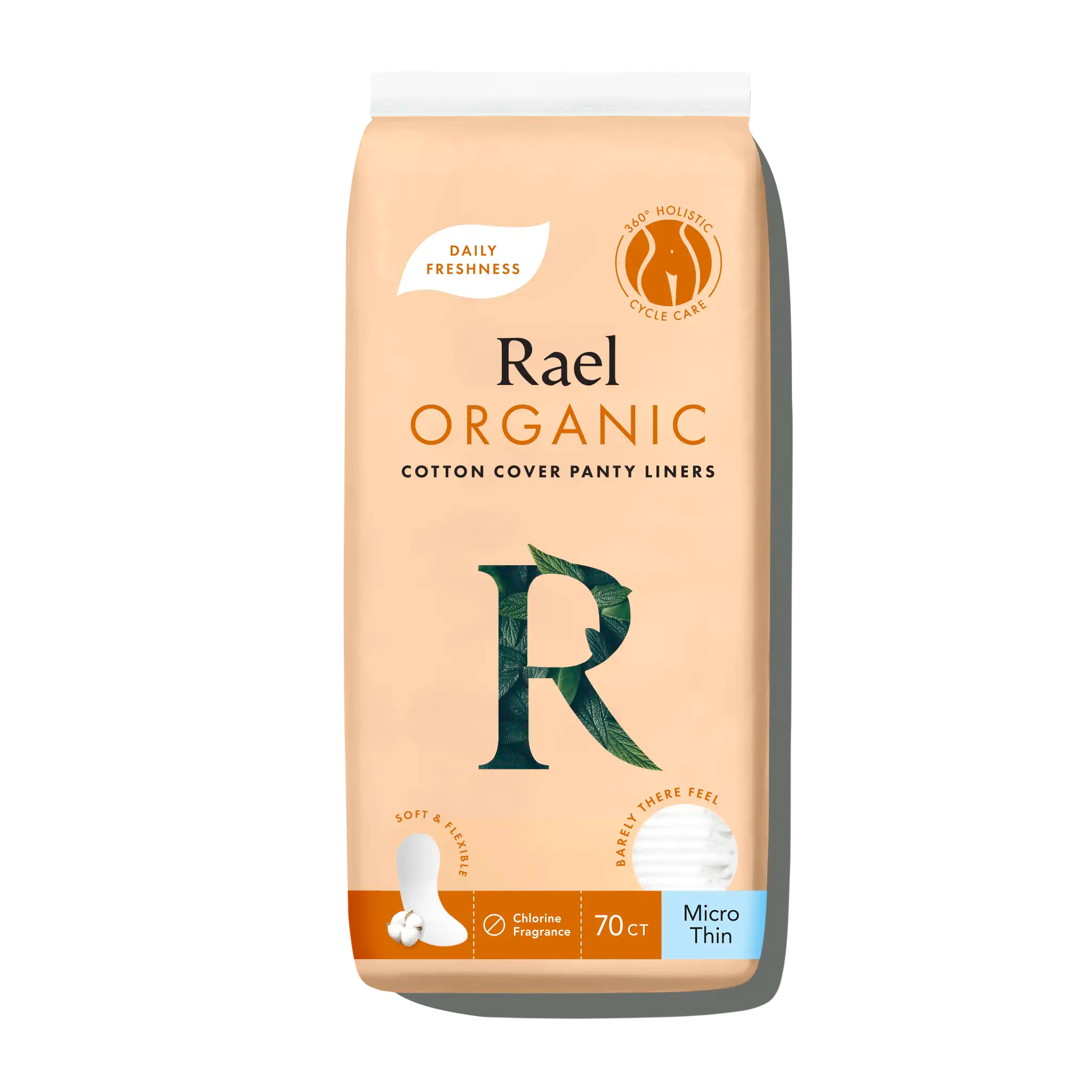 Organic Cotton Cover Micro Thin Panty Liners - Original Collection pC