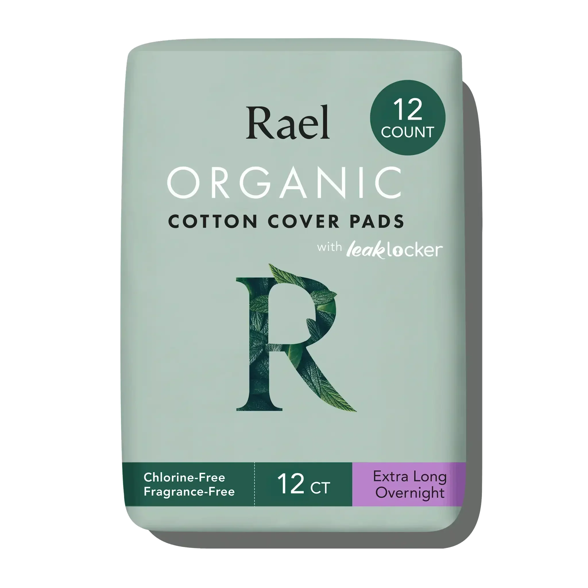Extra Long Overnight Organic Cotton Cover Pads With Wings - Original Collection xy