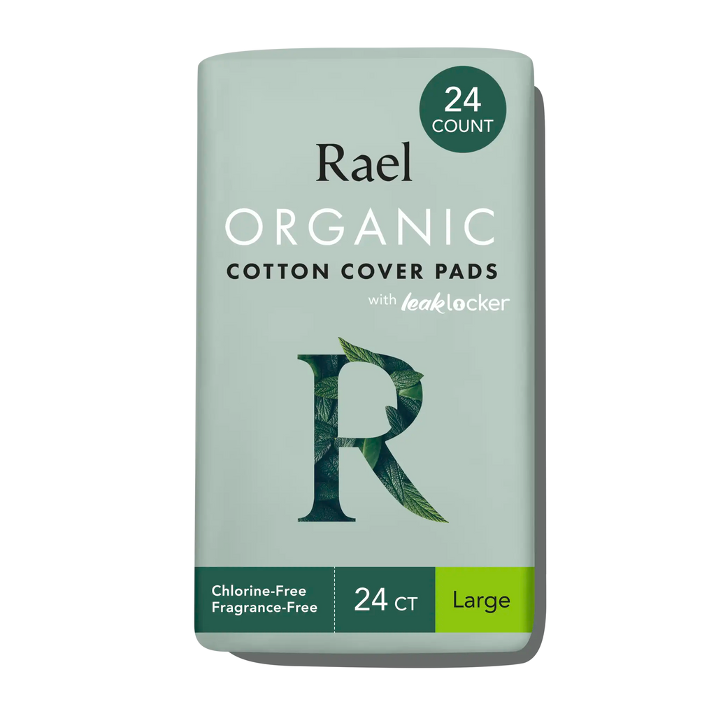 Large Organic Cotton Cover Pads With Wings - Original Collection b8