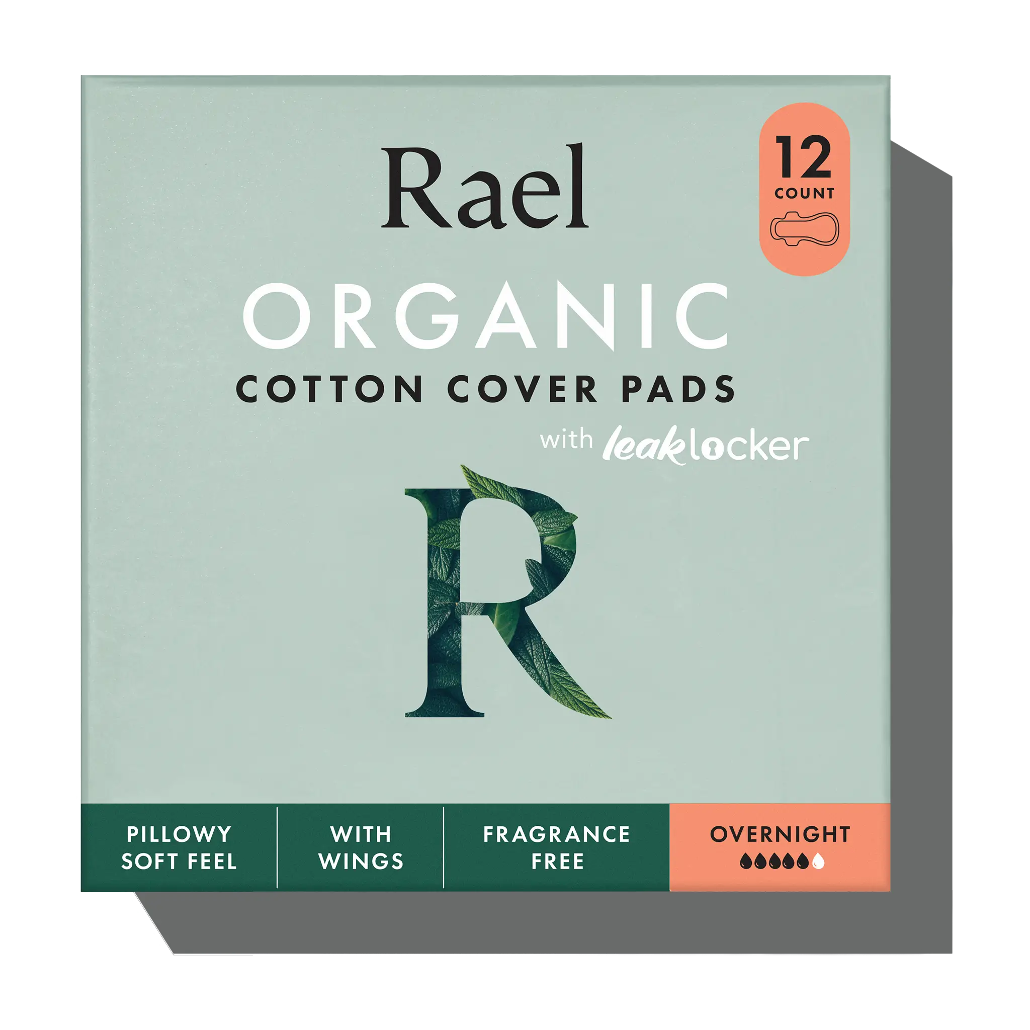 Overnight Organic Cotton Cover Pads With Wings - Original Collection Mo