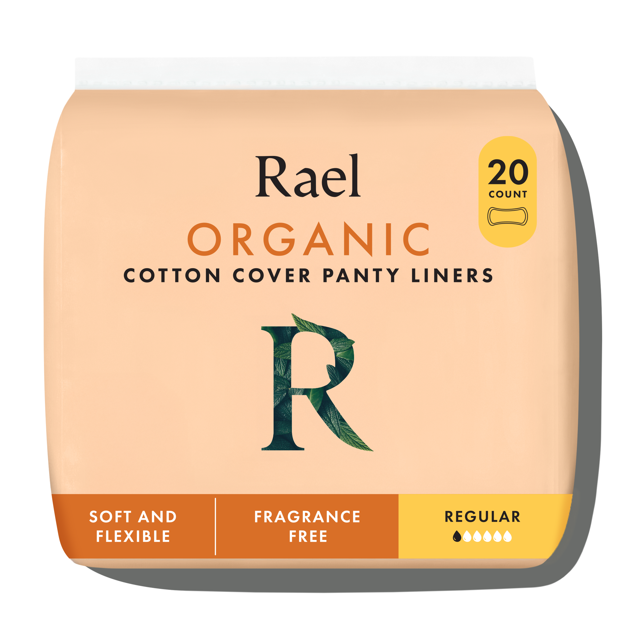Regular Unscented Panty Liners Made With Organic Cotton - Original Collection IS
