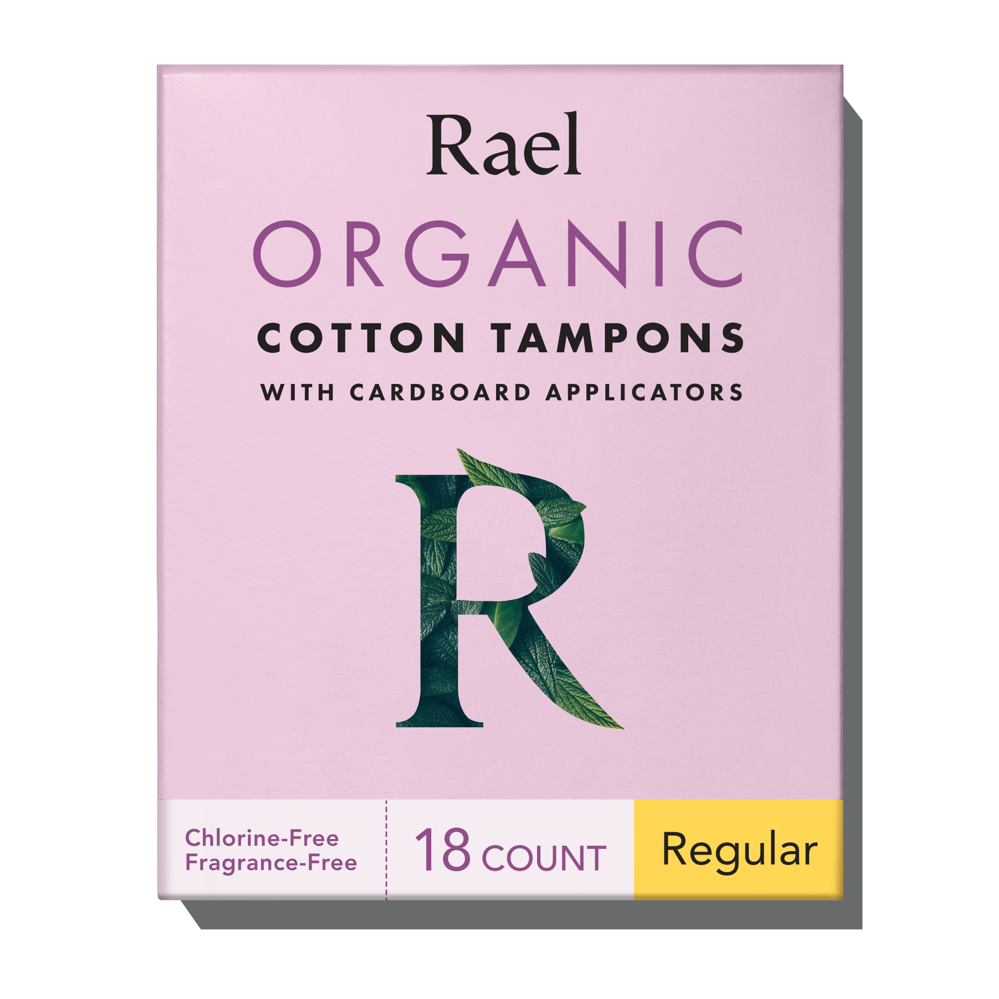 Regular Cardboard Applicator Tampons Made With Organic Cotton - Original Collection 1E