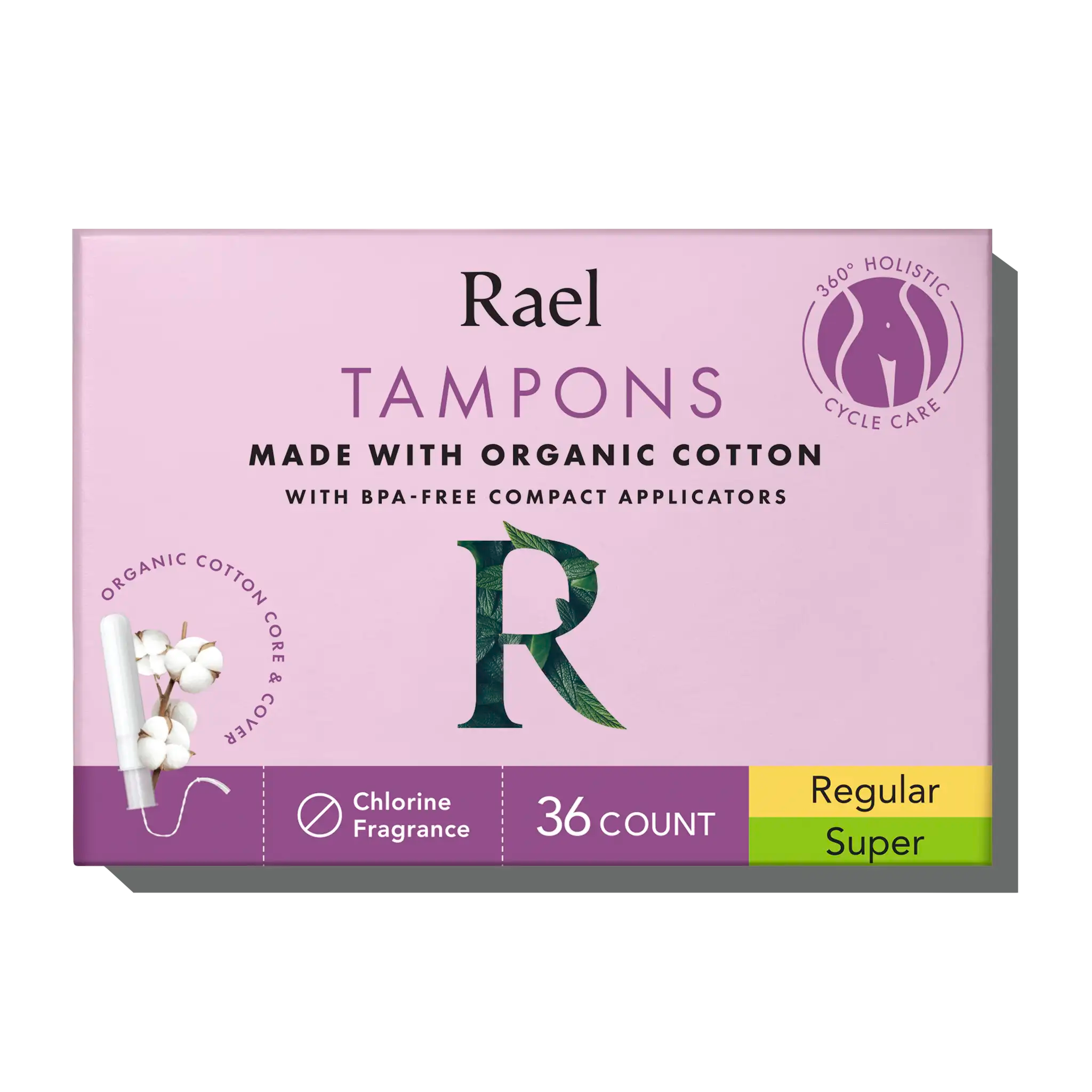 Compact Tampons Made With Organic Cotton Value Pack - Original Collection t6