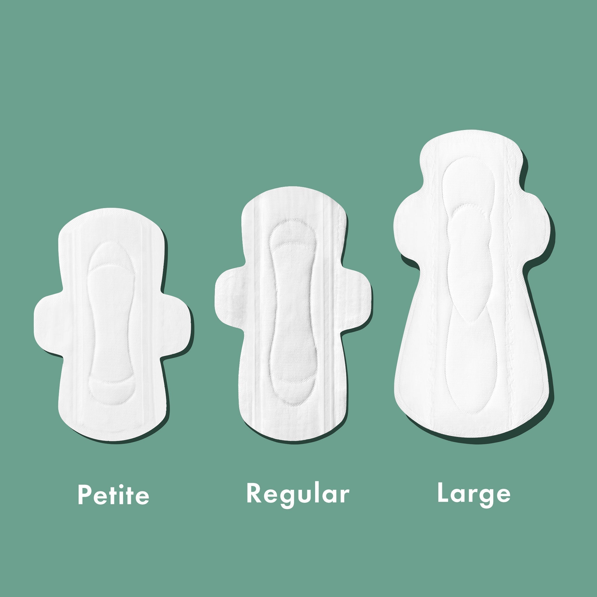 Large Organic Cotton Cover Pads With Wings - Original Collection b8