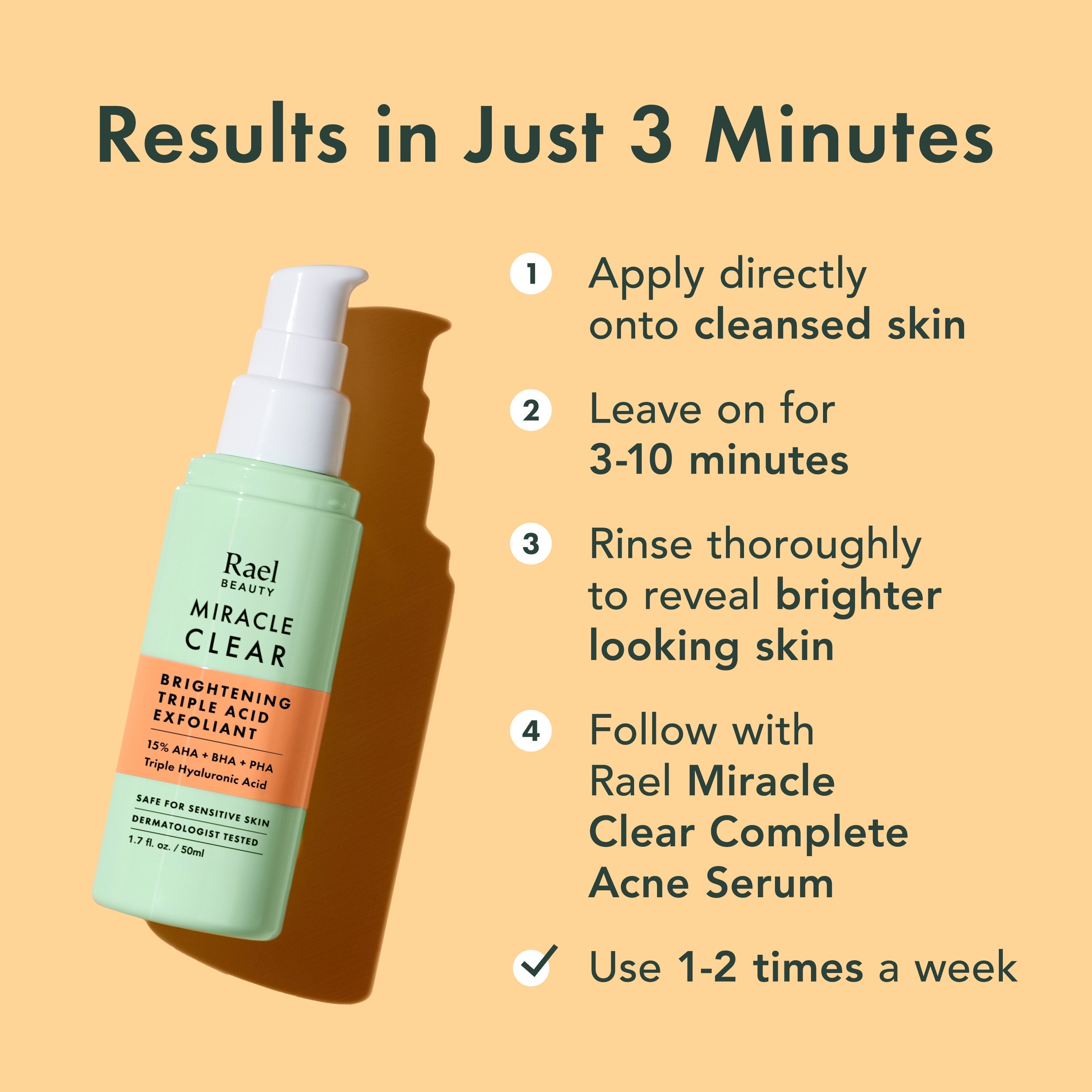 Miracle Clear Brightening Triple Acid Exfoliant - Original Collection no