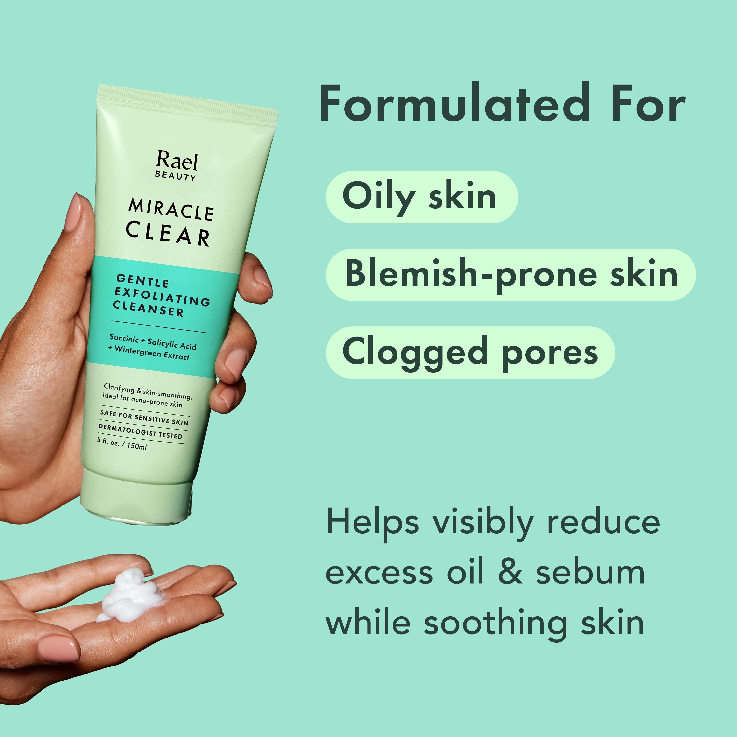 Miracle Clear Gentle Exfoliating Cleanser - Original Collection w7