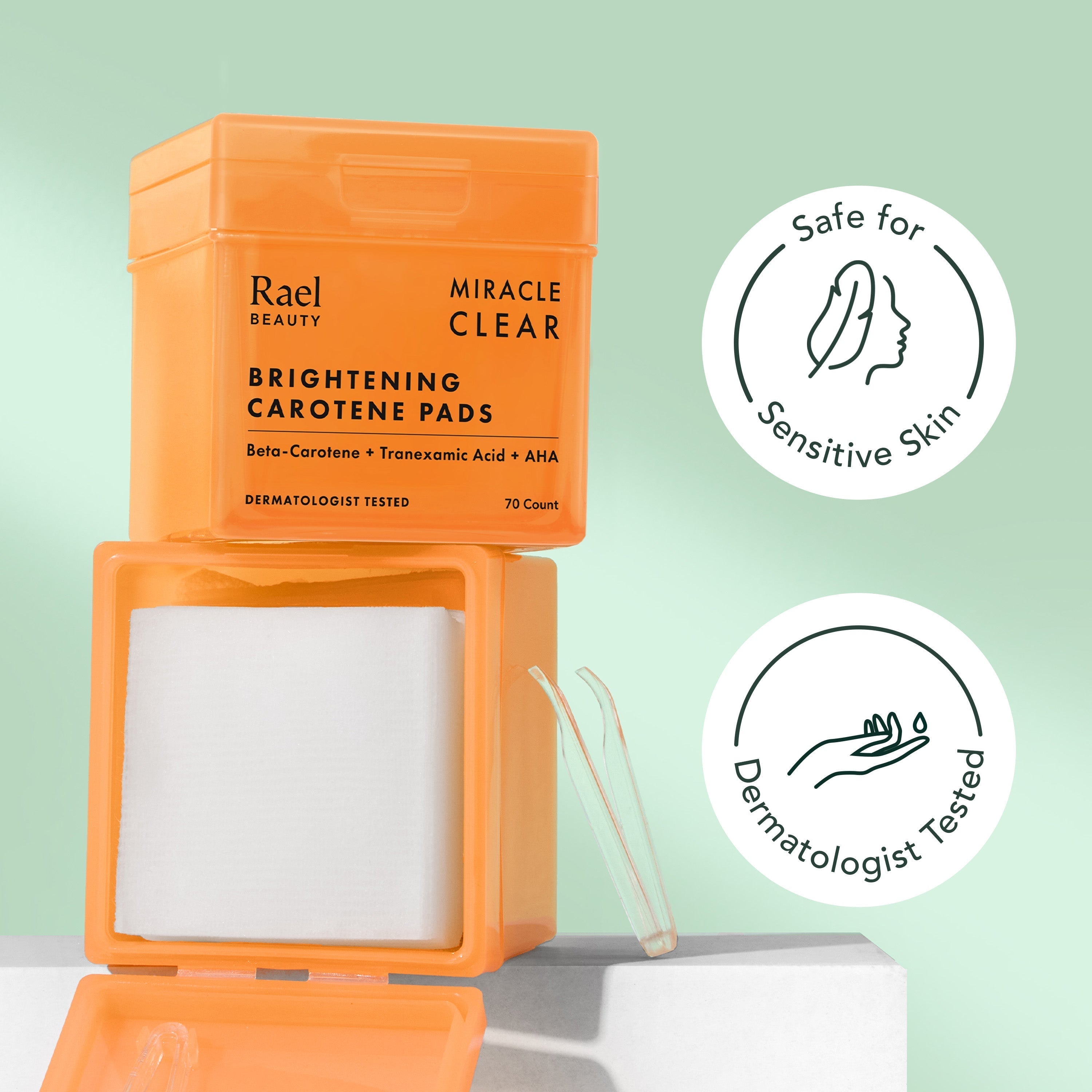 Miracle Clear Brightening Carotene Pads - Original Collection qT