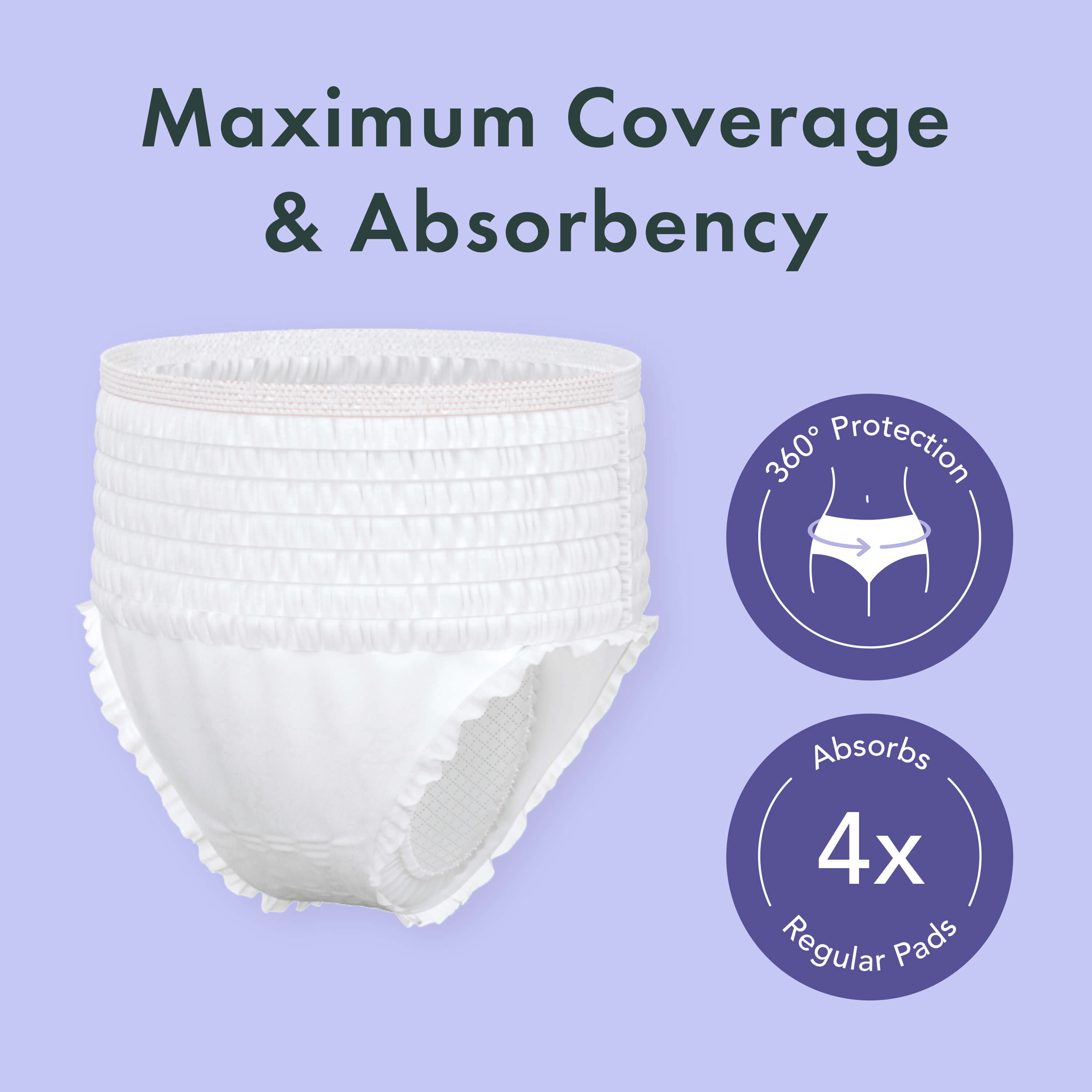 Disposable Period Underwear Made With Organic Cotton - Original Collection 66