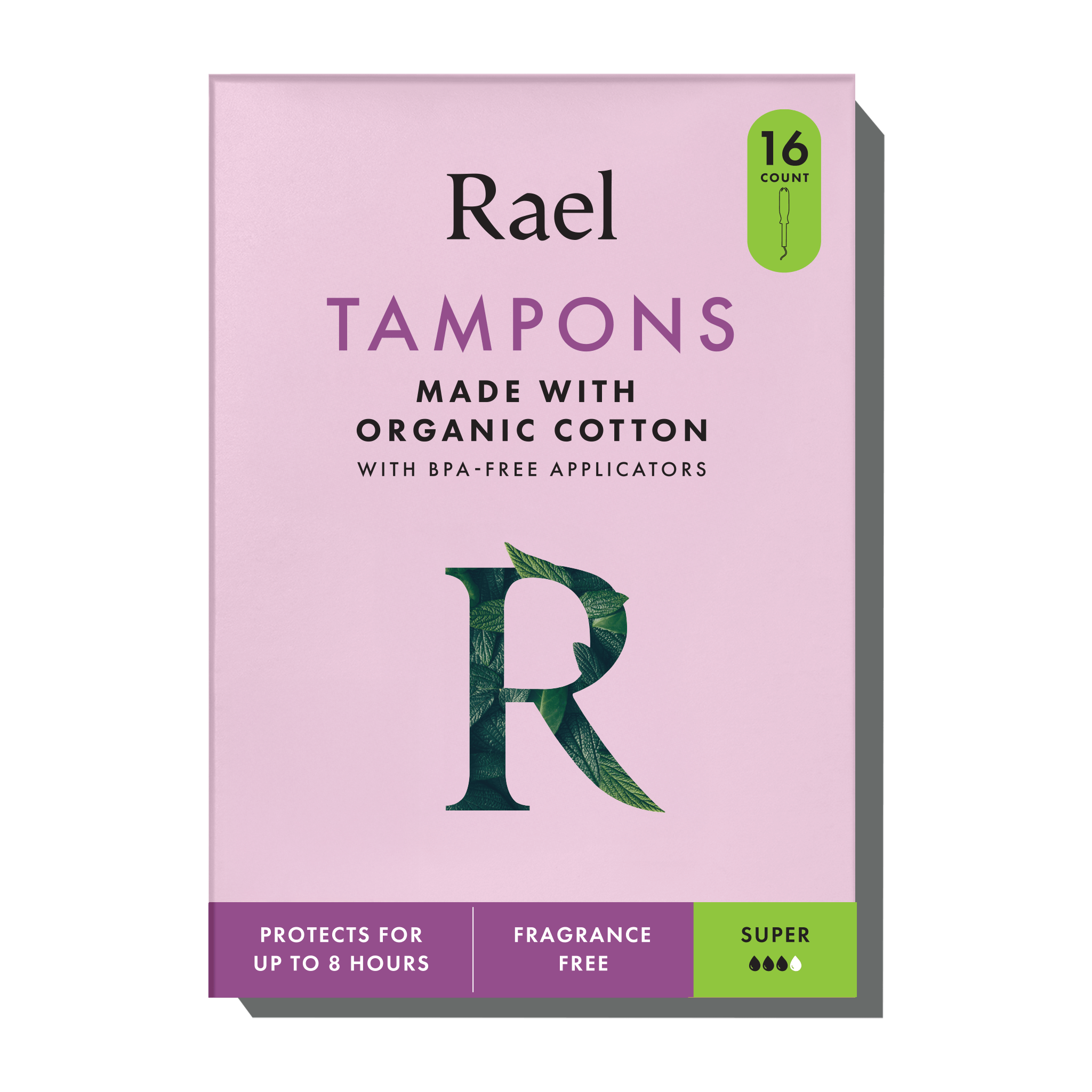 Super Tampons Made With Organic Cotton - Original Collection Pf