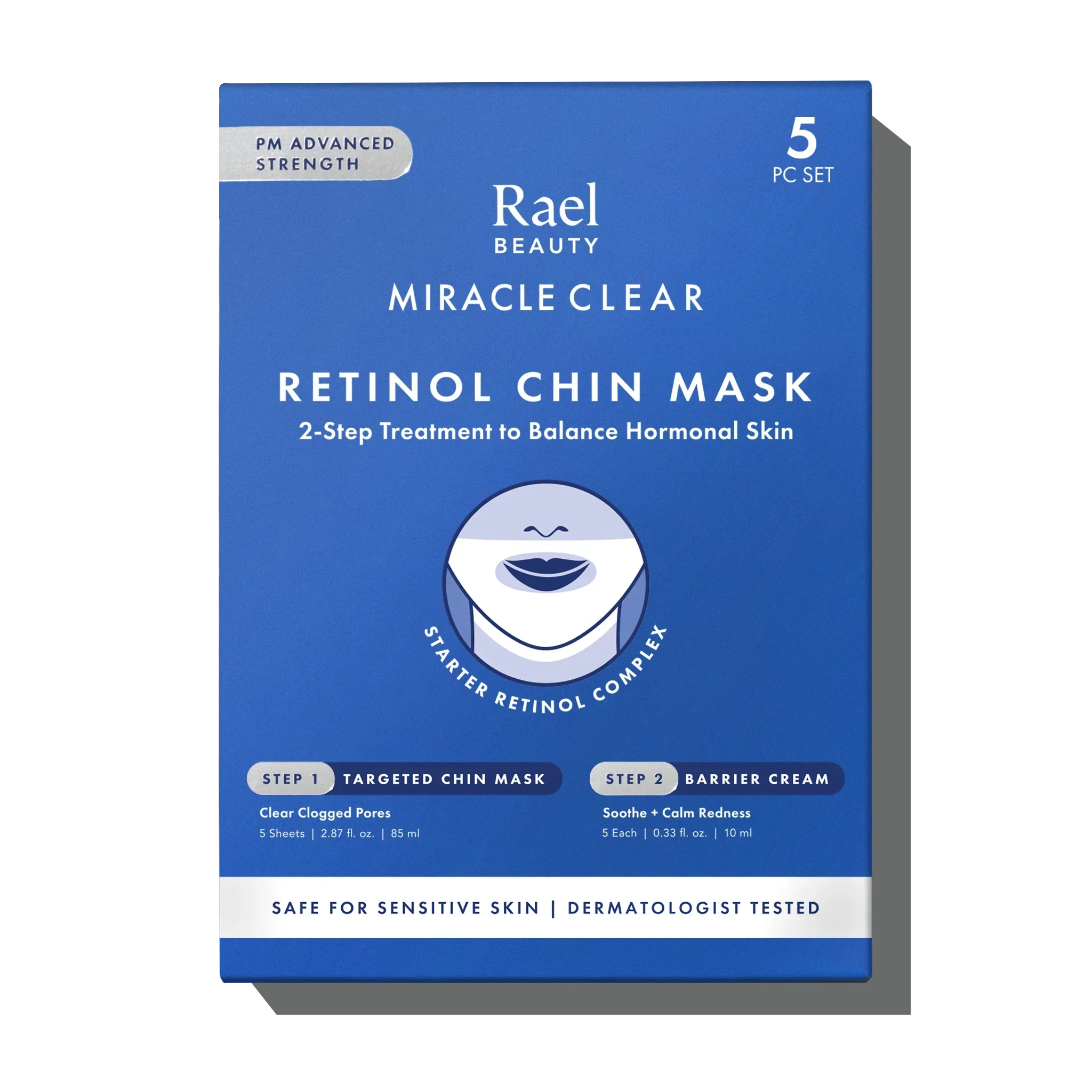 Miracle Clear Retinol Chin Mask 5-Pack Set - Original Collection op