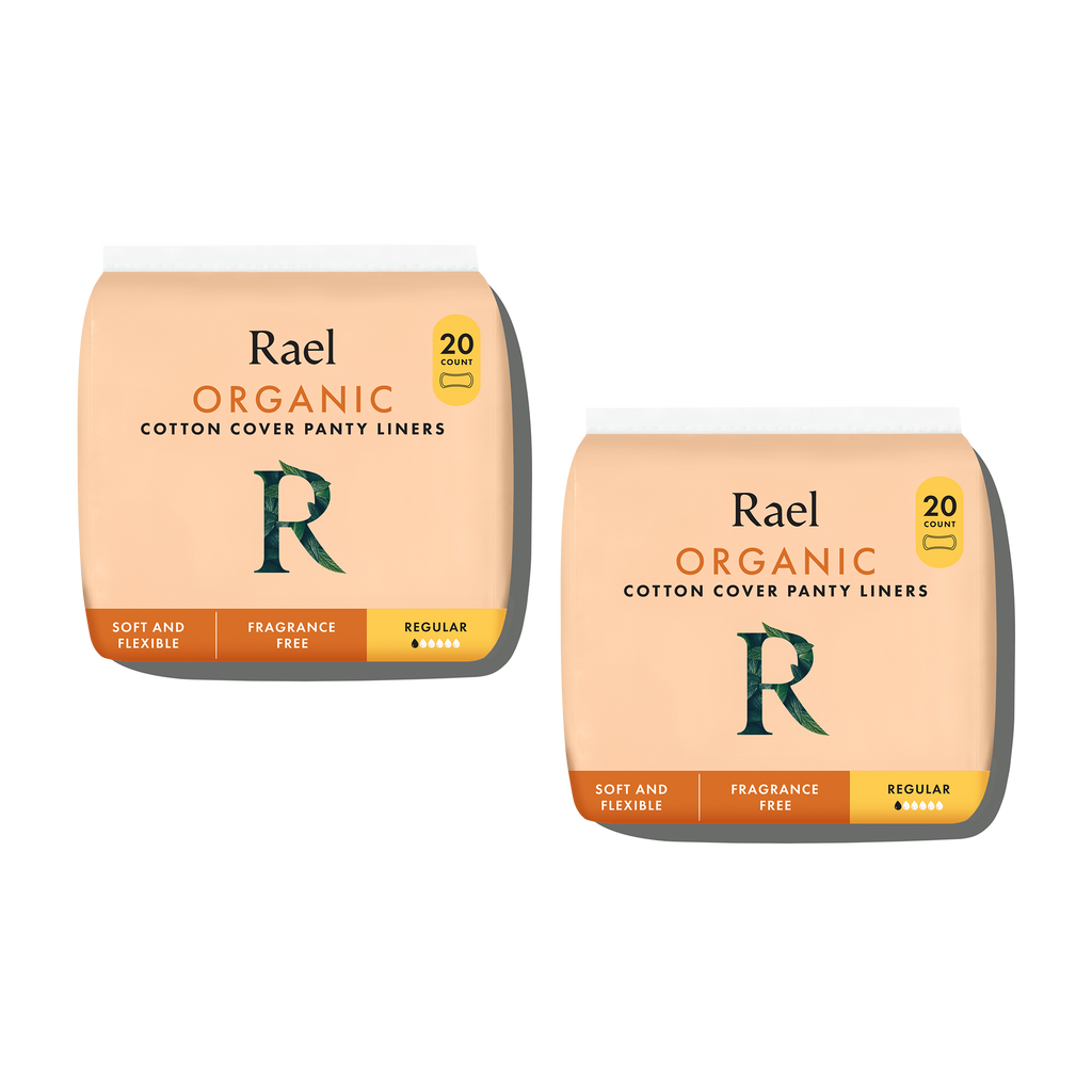 Regular Unscented Panty Liners Made With Organic Cotton - Original Collection oE