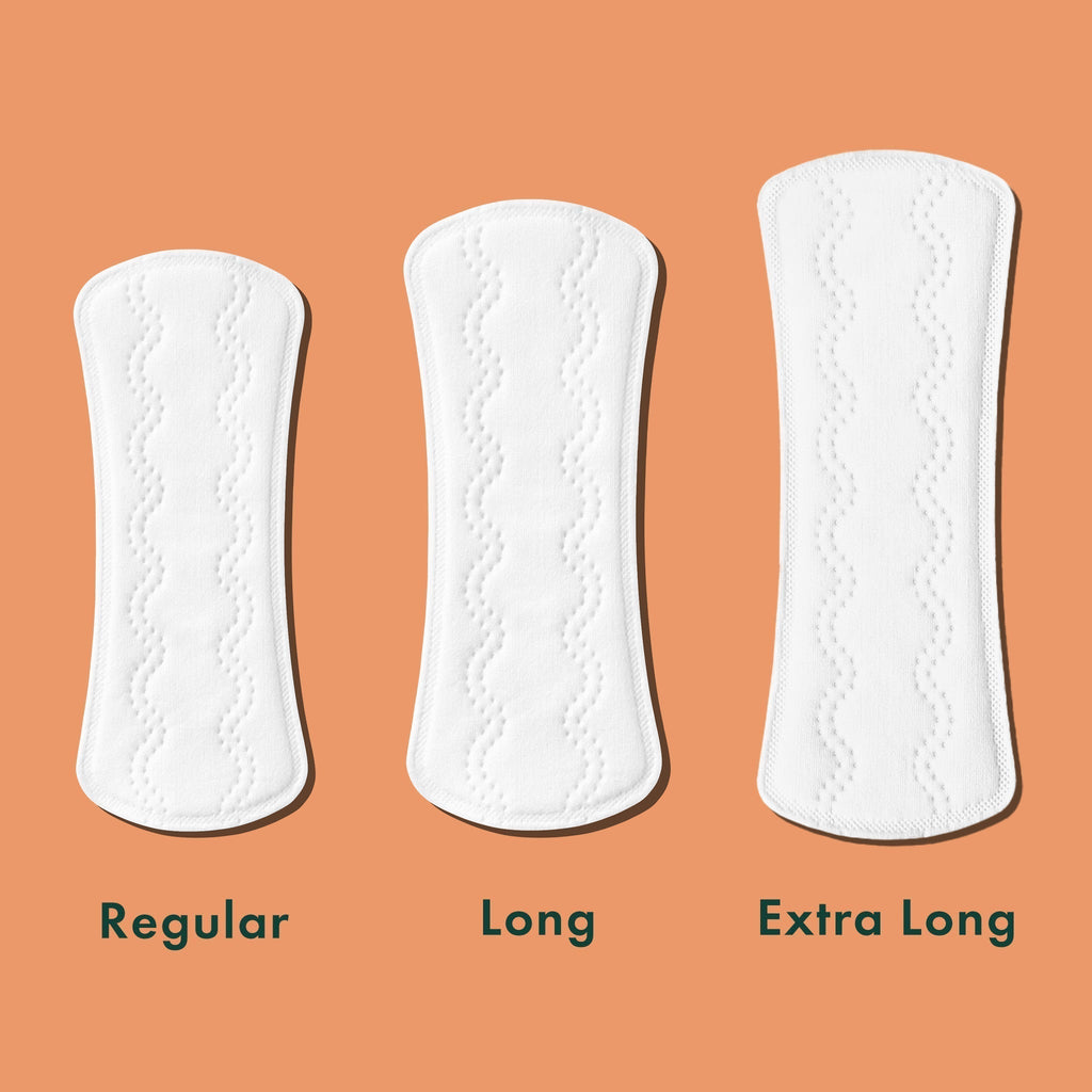 Extra Long Unscented Panty Liners Made With Organic Cotton - Original Collection eP